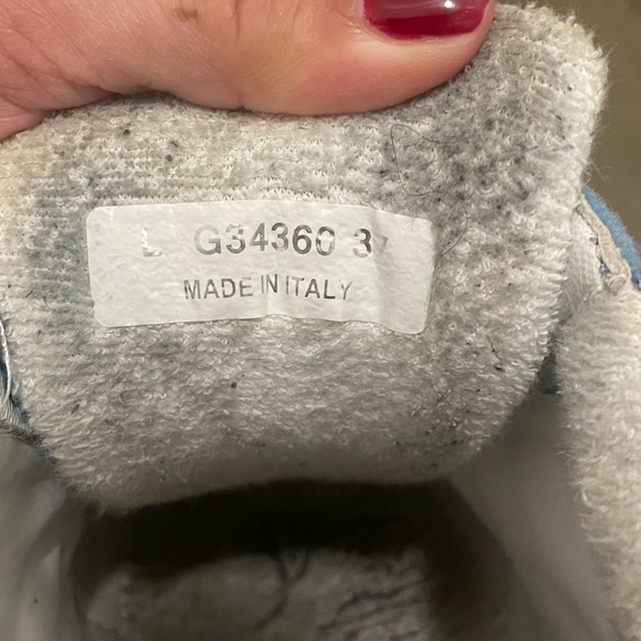 Chanel Grey and Blue Suede Reflective - Picture 2 of 2